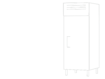 DaShang -Stainless Steel Fridge/Freezer