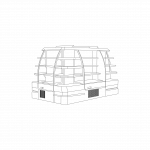 Semi-vertical Promotion Fridge