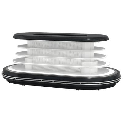 Stone – Remote Semi Vertical Multideck Island Fridge_DaShang