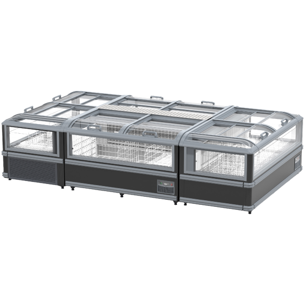 Asia-Style Transparent Island Freezer_DaShang