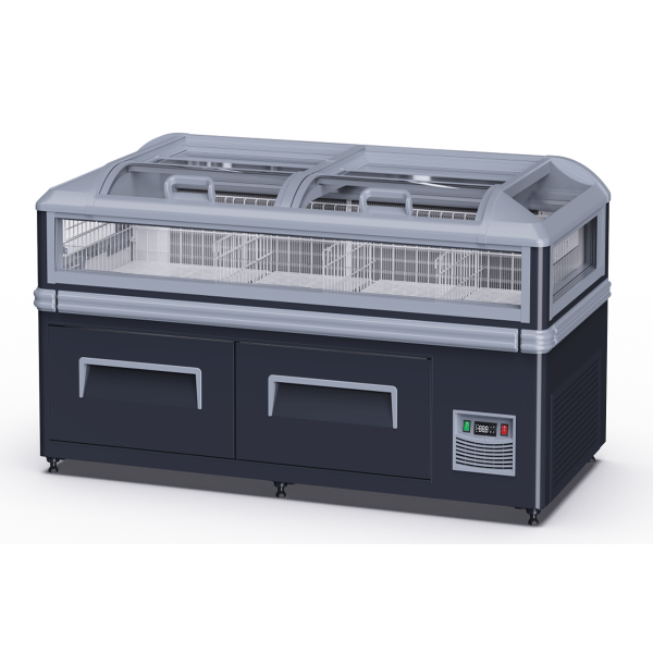 China-Style Transparent Island Freezer_DaShang