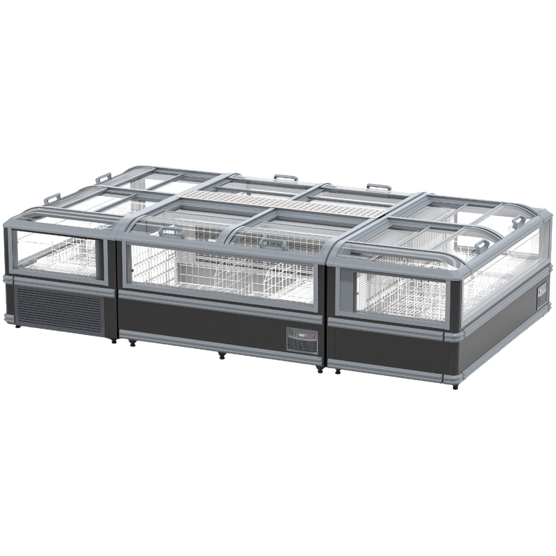 Asia-Style Transparent Island Freezer_DaShang