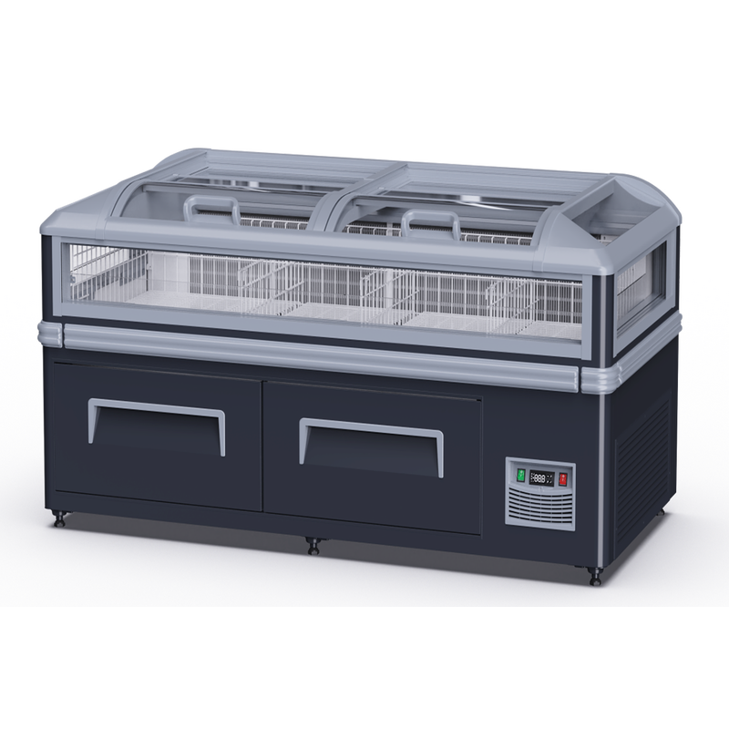 China-Style Transparent Island Freezer_DaShang